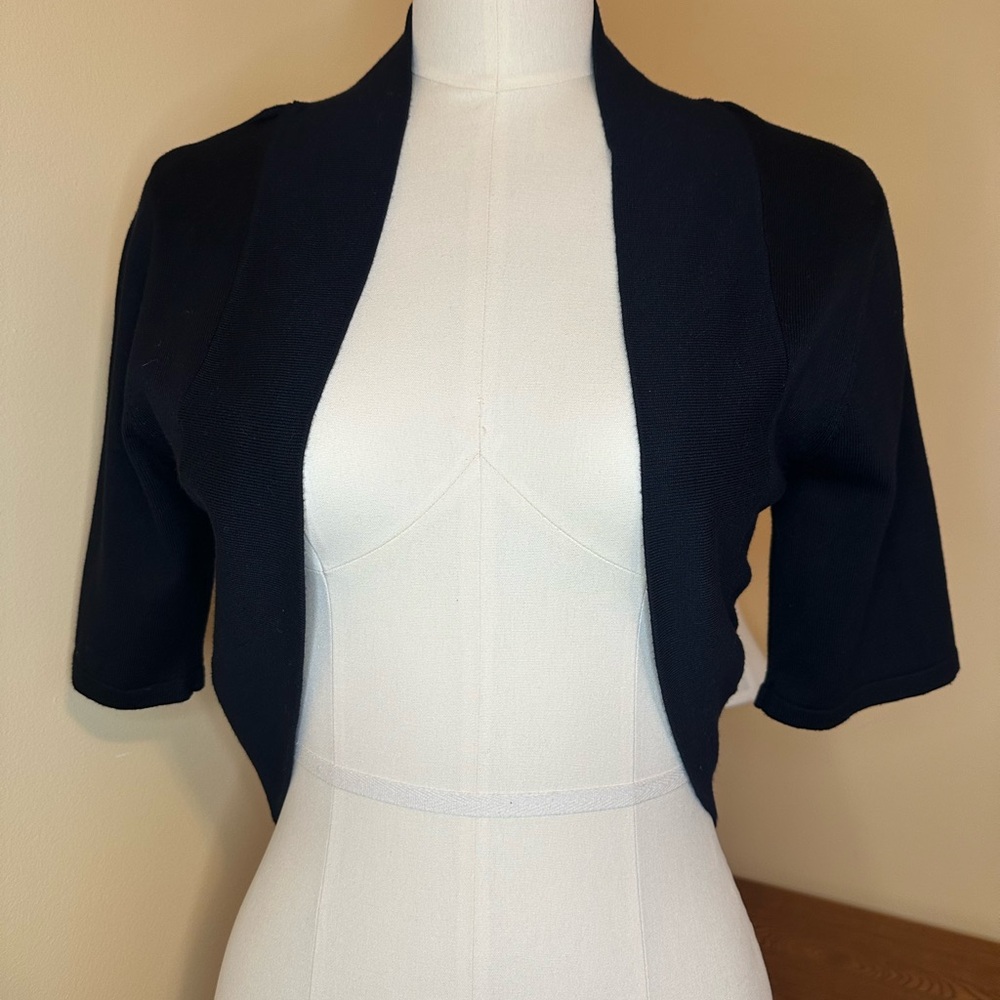 Karl Lagerfeld Black Knit Cardigan